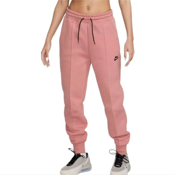 Nike Fleece Pants Salmon Pink Sportswear Sweatpants‎ Joggers Plus Size 3X New - Picture 1 of 15